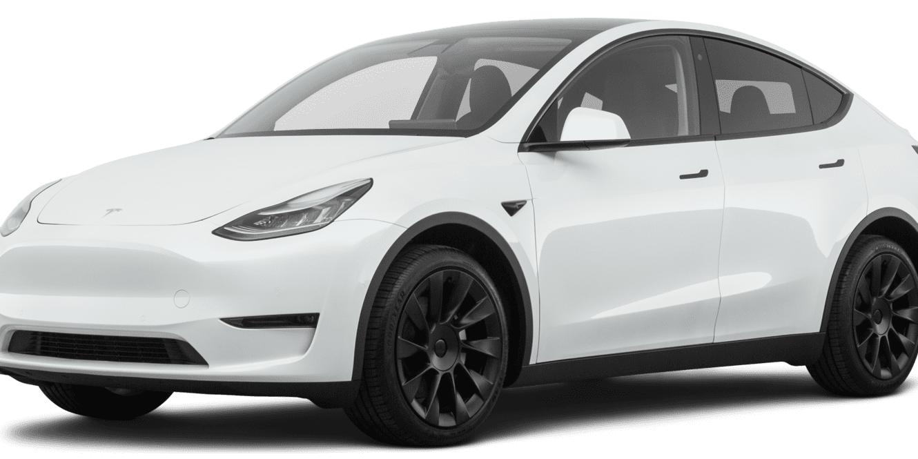 TESLA MODEL Y 2020 5YJYGDEE9LF037337 image